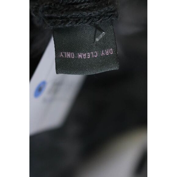 Metric Knits Womesn Sleeveless Open Front Vest Fur Gray Size Small - Picture 6 of 6